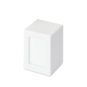 Small White Photo Urn